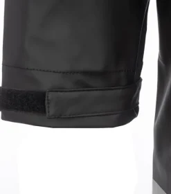 Arrak Outdoor Koiranohjaajan Vaatteet^Arrak Unisex Raincoat pitkä sadetakki, musta