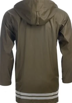 Arrak Outdoor Koiranohjaajan Vaatteet^Arrak Unisex Raincoat pitkä sadetakki, oliivi