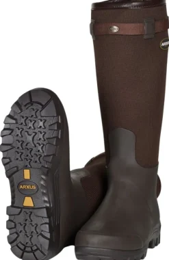 Arxus Saappaat^Primo Country Zip saappaat, unisex, tummanruskea