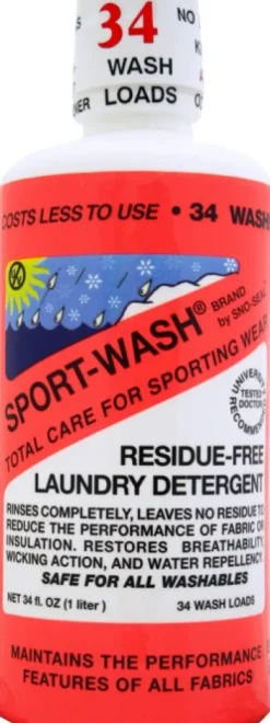 Atsko Tekstiilinhoito^Sportwash pesuaine, 1 litra (34 pesua)