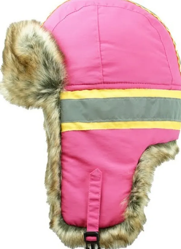 Avignon Flaps Reflex kids lasten karvalakki, pinkki| Lasten Asusteet