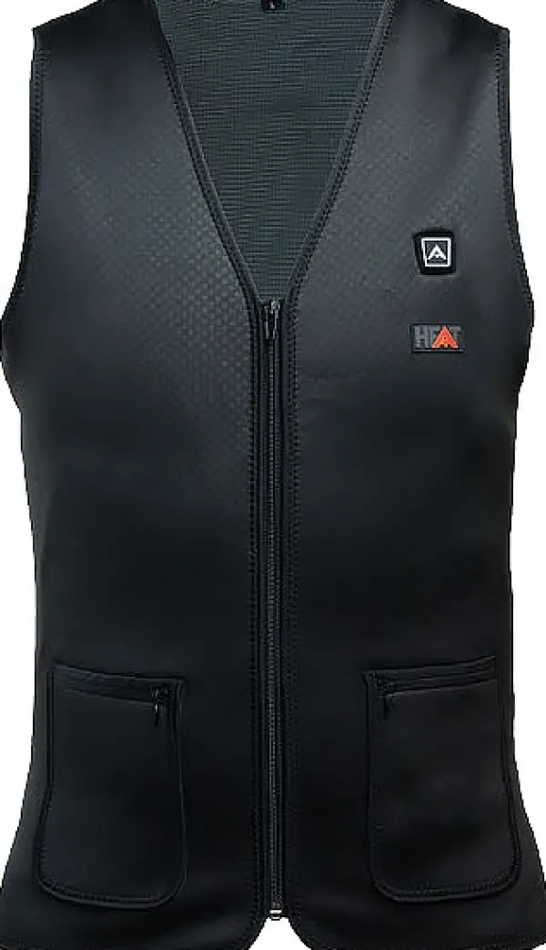 Avignon Liivit^Heat Vest Thin V-Neck Powerbank Black
