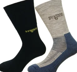 Avignon Sukat^Terry & Liner Merino sukkapaketti, 2 kpl (36/39 or 45/48)