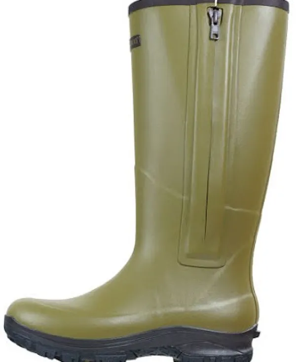 Avignon Zipper Pro -kumisaapas, unisex, vihreä| Saappaat