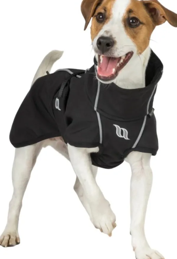 Back on Track Sadetakit^Bark koiran takki, 55-65 cm, Black