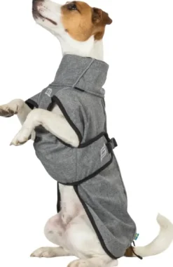 Back on Track Sadetakit^Bark koiran takki, 40-50 cm, Grey