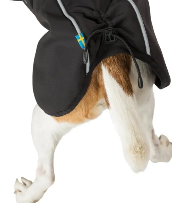 Back on Track Sadetakit^Bark koiran takki, 40-50 cm, Black