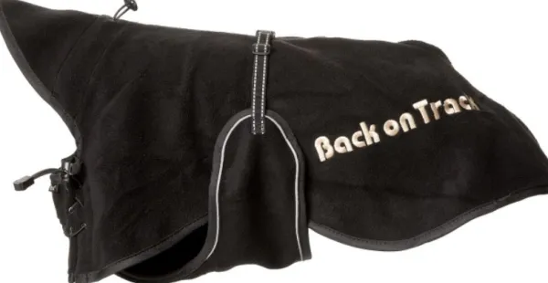 Back on Track koiran fleecetakki, musta 63-82 cm| Fleecetakit