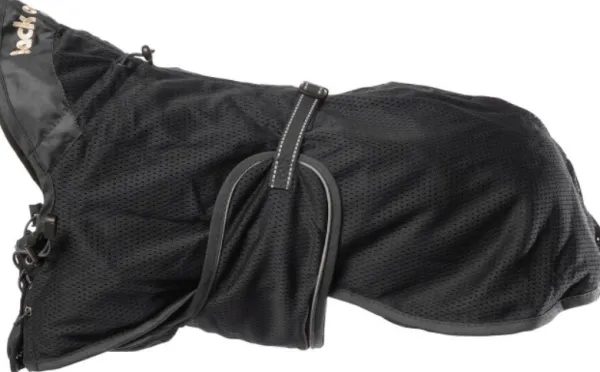 Back on Track Fleecetakit^koiran verkkotakki, musta 27-40 cm