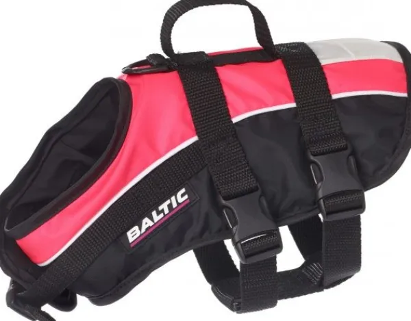 Baltic Mascot koiran pelastusliivit, M–XXL, musta/roosa| Pelastusliivit