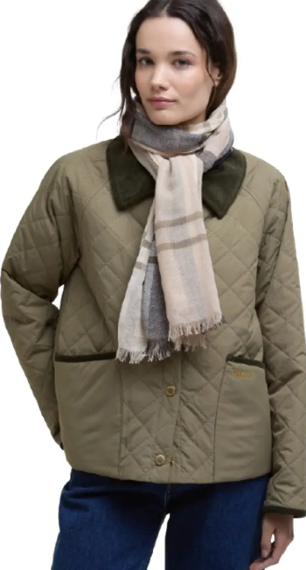 Barbour Abigail Tartan Scarf huivi, Dark Navy/Light Sand| Päähineet, huivit ja kaulurit/Kaulahuivit