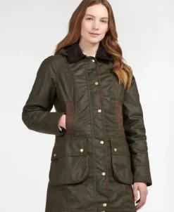 Barbour Bower Wax Jacket naisten vahatakki, oliivi| Metsästystakit/Öljytakit Metsälle