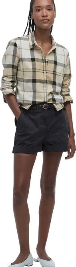 Barbour Bredon Check Shirt naisten paita, Safari Tartan| Flanelli- Ja Kauluspaidat