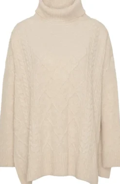 Barbour Hupparit, Fleecet Ja Välipaidat^Burne Cape neulepaita, Oatmeal/Hessian Tart