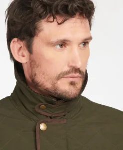 Barbour Metsästystakit/Untuvatakit Metsälle^Burton Quilt ulkoilutakki, tummanvihreä