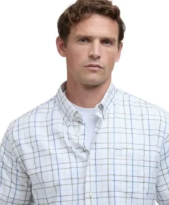 Barbour Flanelli- Ja Kauluspaidat^Caswell Tattersall Regular Fit Shirt paita, Pine Green