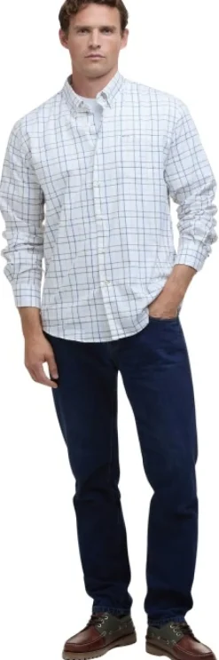 Barbour Flanelli- Ja Kauluspaidat^Caswell Tattersall Regular Fit Shirt paita, Pine Green