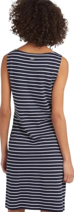 Barbour Dalmore Stripe Dress mekko, tummansininen/valkoinen| Tunikat, Mekot Ja Hameet