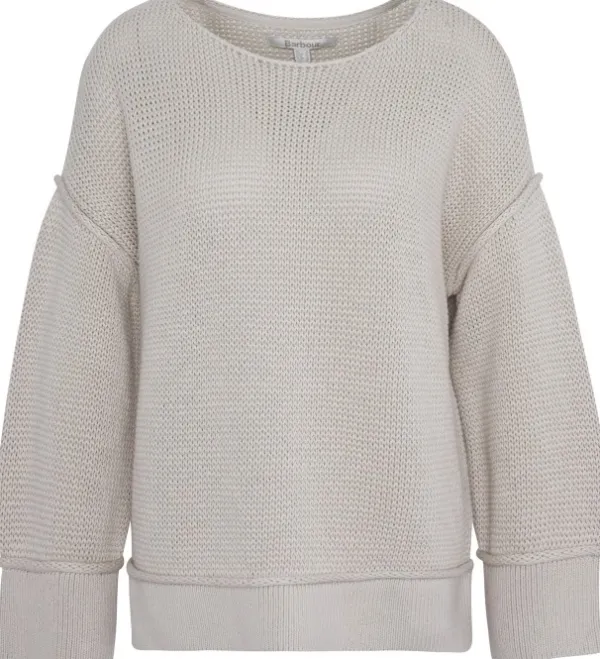 Barbour Pitkähihaiset Paidat^Emmie Knitted Jumper naisten paita, Light Sand