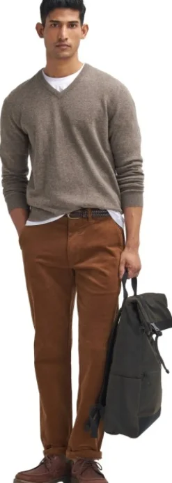 Barbour Pitkähihaiset Paidat^Essential Lambswool villapaita, Dark Stone