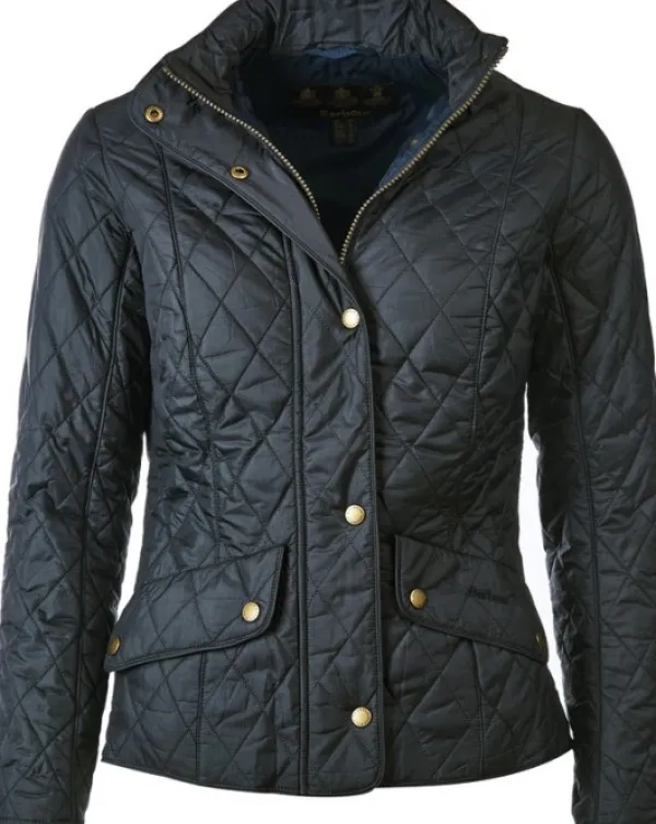 Barbour Flyweight Cavalry Quilt naisten tikkitakki, tummansininen| Toppatakit