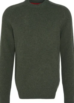 Barbour Pitkähihaiset Paidat^Grangetown Crew villapaita, Mid Olive