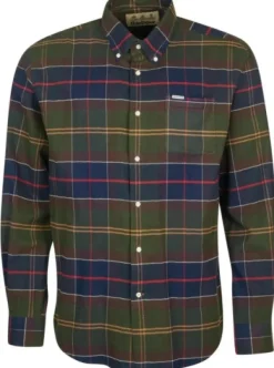 Barbour Hogside Tartan Regular Fit Shirt puuvillapaita, Classic Tartan| Flanelli- Ja Kauluspaidat