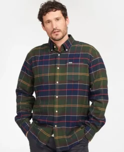 Barbour Hogside Tartan Regular Fit Shirt puuvillapaita, Classic Tartan| Flanelli- Ja Kauluspaidat