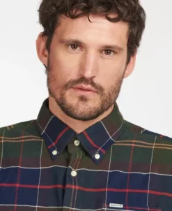 Barbour Hogside Tartan Regular Fit Shirt puuvillapaita, Classic Tartan| Flanelli- Ja Kauluspaidat