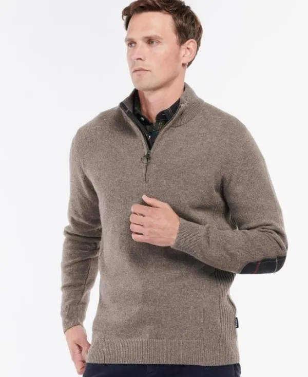 Barbour Metsästysliivit/Fleeceliivit^Holden Half Zip -miesten villapaita, Military Marl