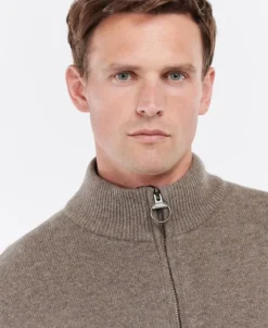 Barbour Metsästysliivit/Fleeceliivit^Holden Half Zip -miesten villapaita, Military Marl