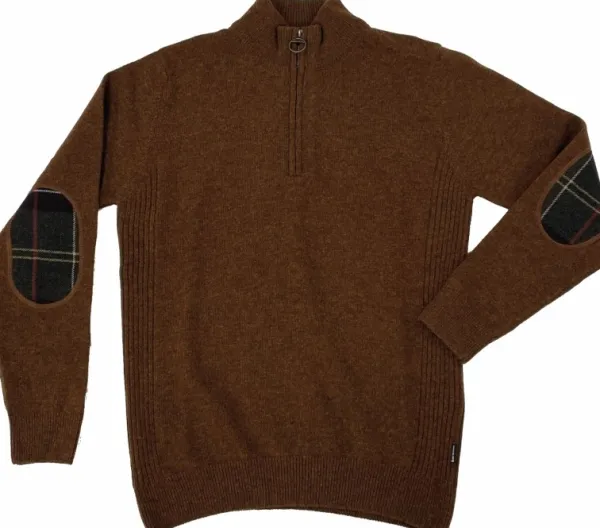 Barbour Pitkähihaiset Paidat^Holden Half Zip villapaita, Bracken