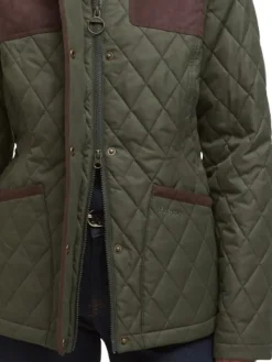 Barbour Keeper Wear Quilt naisten takki, Olive| Ulkoilutakit