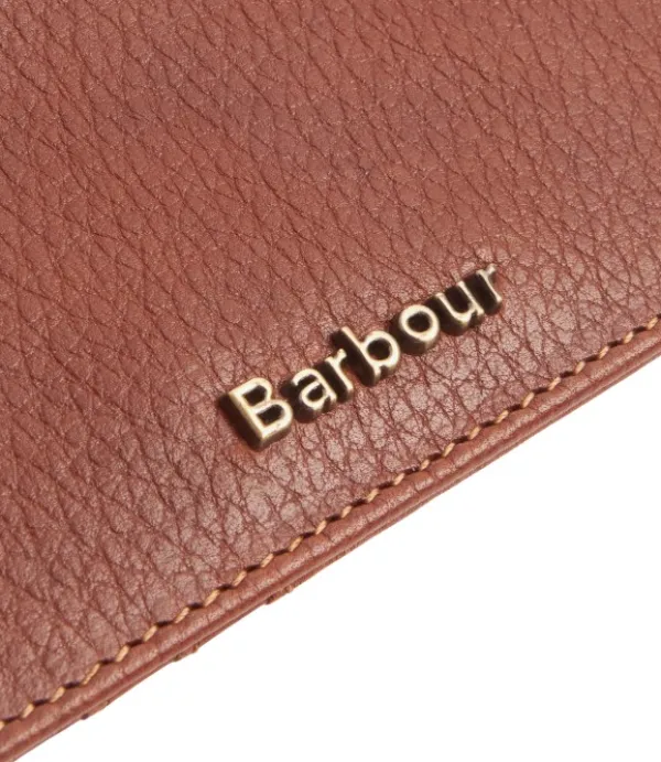 Barbour Laire Card holder korttikotelo, Brown/Classic| Reppujen Ja Laukkujen Tarvikkeet