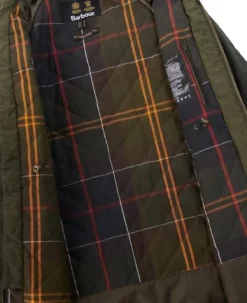 Barbour Long Cannich Wax Jacket naisten vahatakki, Olive/Classic| Öljykangas- Ja Vahatakit