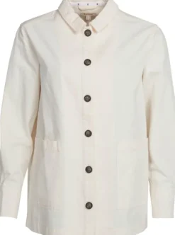 Barbour Flanelli- Ja Kauluspaidat^Lyndale Overshirt naisten paita, valkoinen