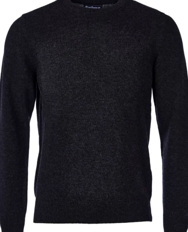 Barbour Miesten Patch Crew Grey| Hupparit, Fleecet Ja Välipaidat