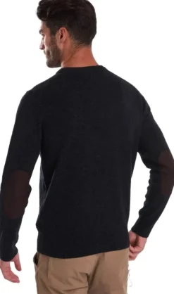 Barbour Miesten Patch Crew Grey| Hupparit, Fleecet Ja Välipaidat