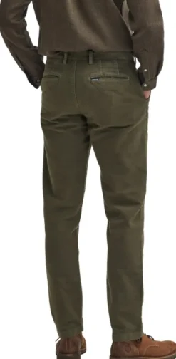 Barbour Moleskin Tailored Fit housut, Olive| Vapaa-ajan Housut