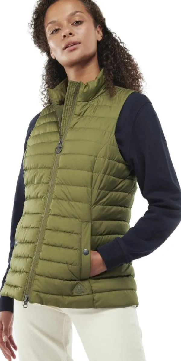 Barbour Morwick Gilet naisten liivi, vihreä| Liivit