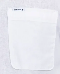Barbour Nelson Tailored Fit Shirt paita, White| Flanelli- Ja Kauluspaidat