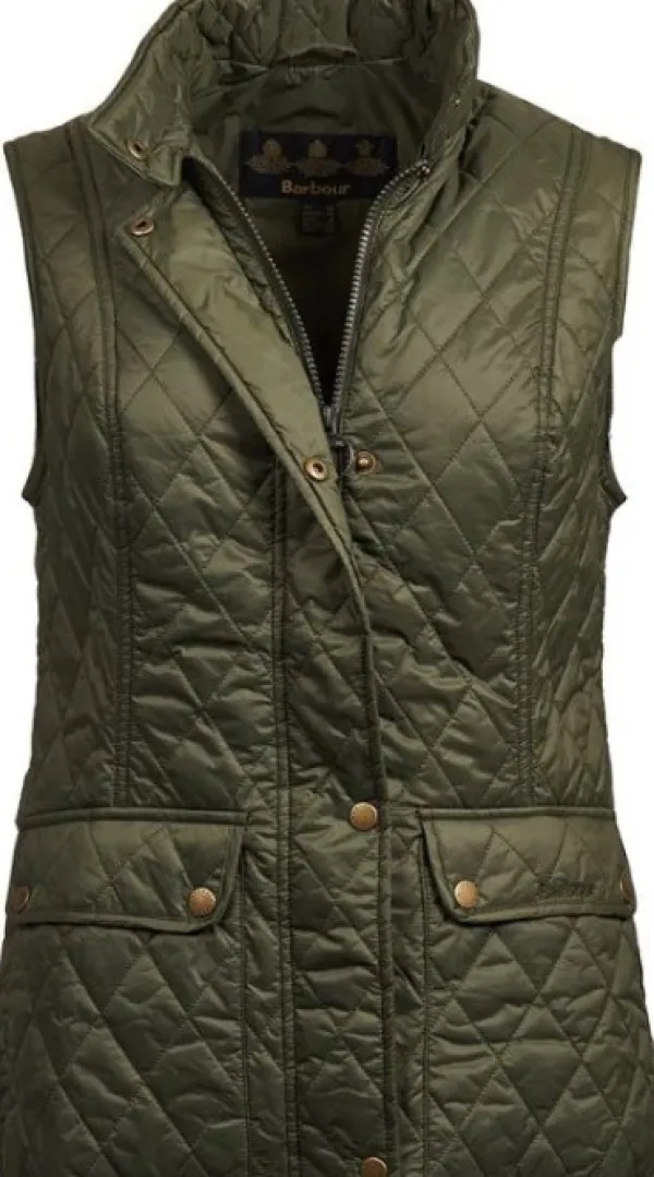 Barbour Liivit^Otterburn naisten liivi, oliivinvihreä