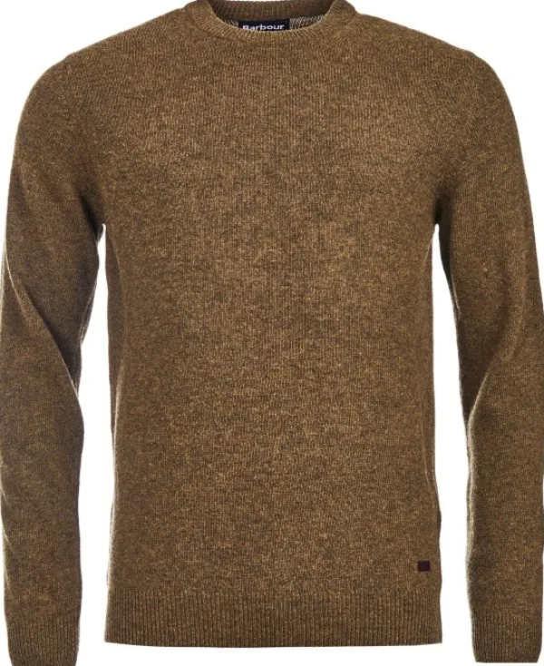 Barbour Patch Crew villapaita, ruskeavihreä| Metsästysliivit/Fleeceliivit