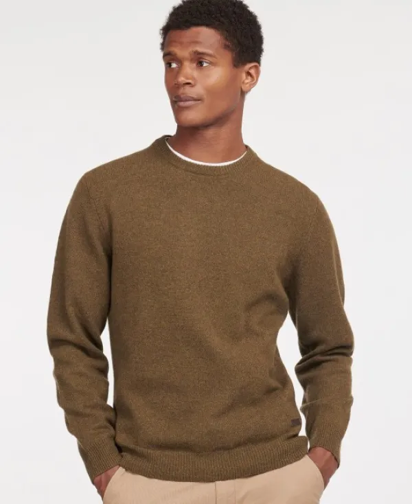 Barbour Patch Crew villapaita, ruskeavihreä| Metsästysliivit/Fleeceliivit