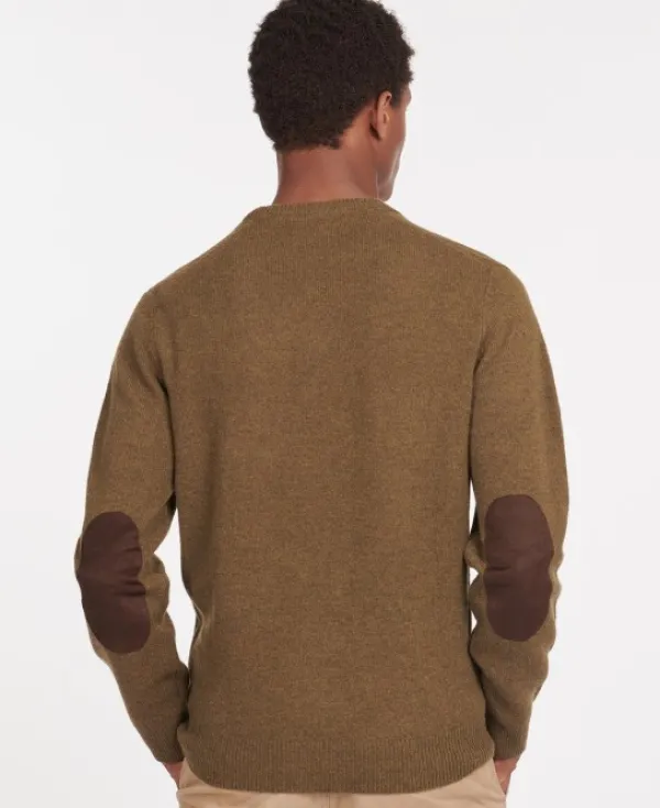 Barbour Patch Crew villapaita, ruskeavihreä| Metsästysliivit/Fleeceliivit