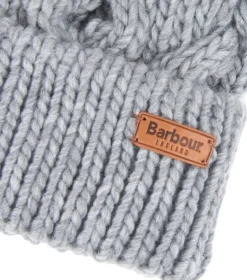 Barbour Päähineet, huivit ja kaulurit/Pipot Ja Lakit^Penshaw Cable Beanie pipo, harmaa