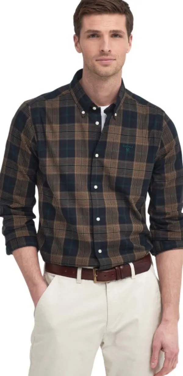 Barbour Flanelli- Ja Kauluspaidat^Pritchard Tailored Fit paita, Oatmeal