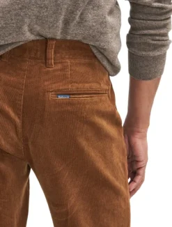 Barbour Vapaa-ajan Housut^Stretch Tailored Fit housut, Corduroy Dark Honey