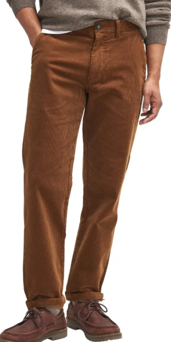 Barbour Vapaa-ajan Housut^Stretch Tailored Fit housut, Corduroy Dark Honey