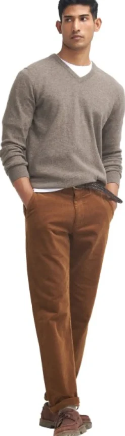 Barbour Vapaa-ajan Housut^Stretch Tailored Fit housut, Corduroy Dark Honey